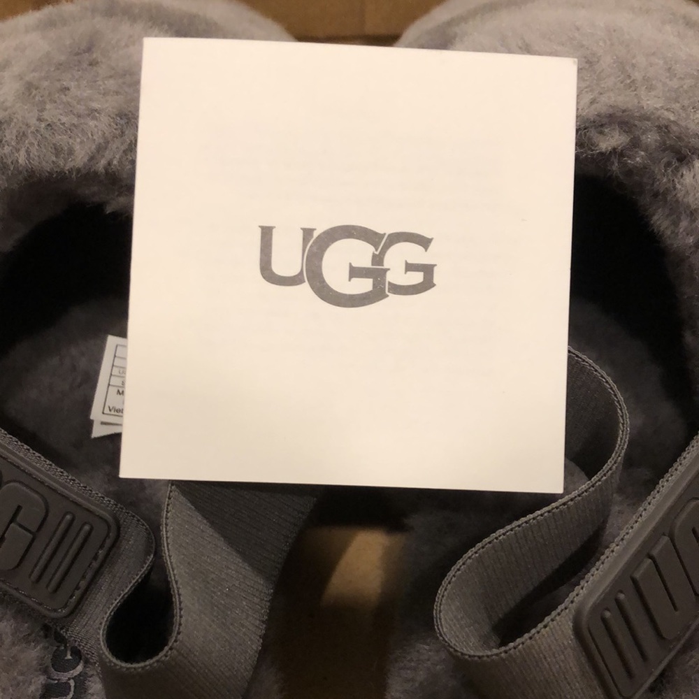 UGG Super Fluff Slippers grey - Picture 13 of 14
